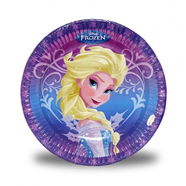 Disney Frozen Paper Plates Size 9 inch, Pack of 10